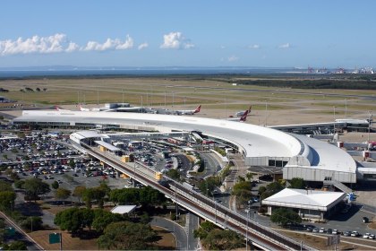 Domestic terminal at Brisbane Airport