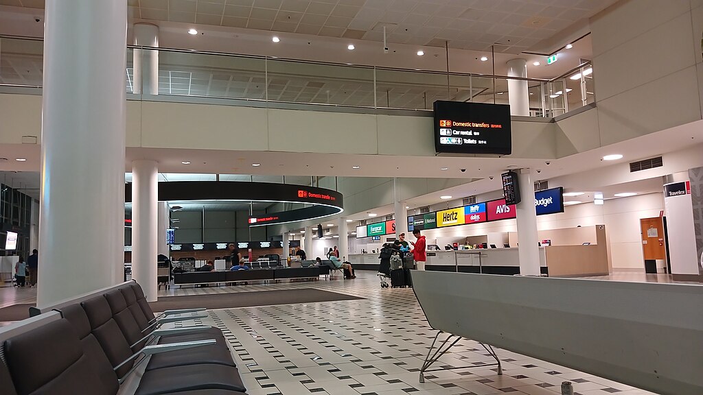 Brisbane Airport International Terminal Arrivals area