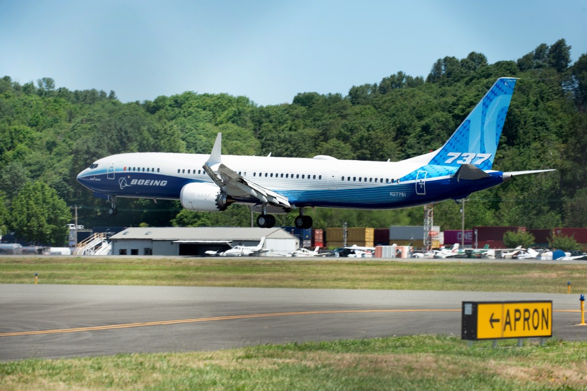 Boeing 737 MAX 10 aircraft