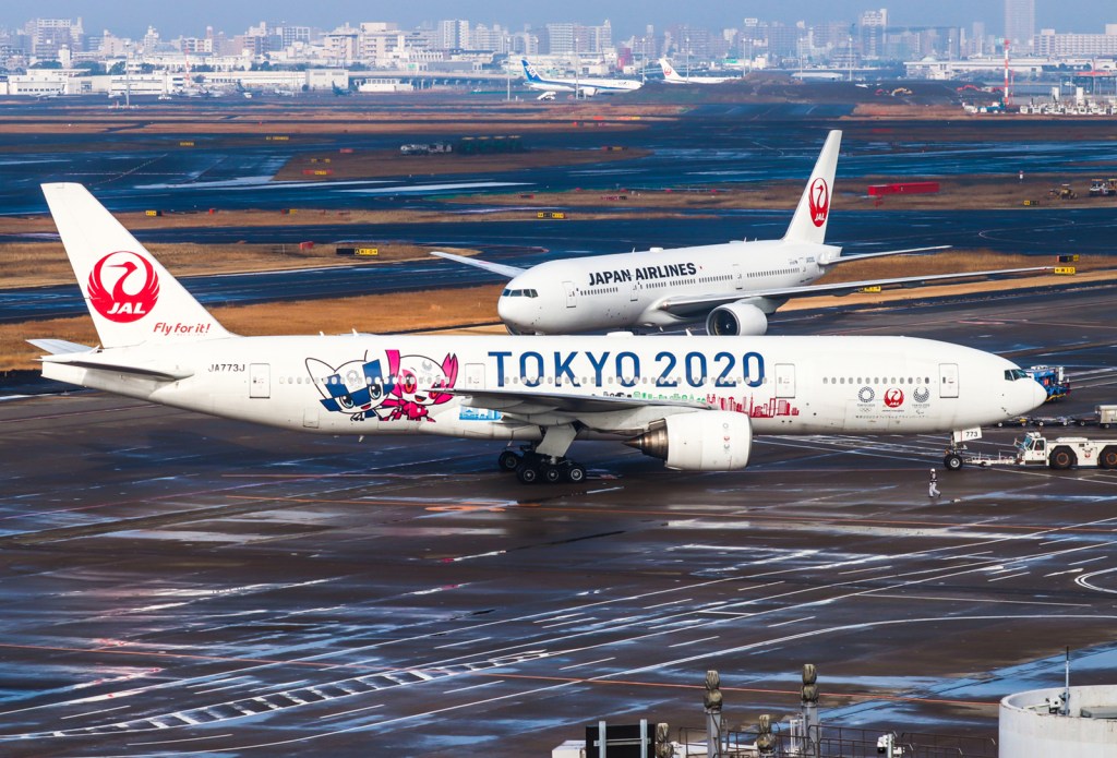 Tokyo 2020 Olympics Japan Airlines Aircraft Livery