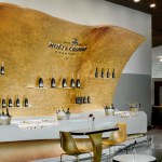 Emirates' Moët & Chandon Champagne Lounge, Concourse B Business Class Lounge in Terminal 3, Dubai International Airport © Emirates