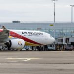 Air Belguim jet at Airport.