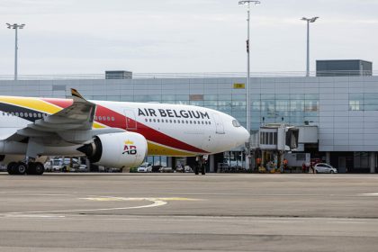 Air Belguim jet at Airport.