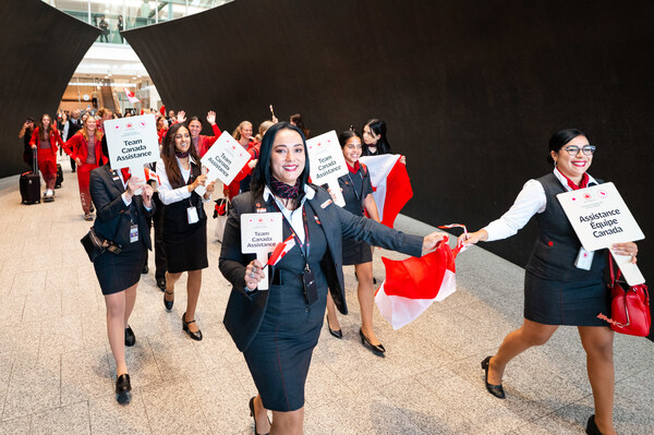 Yesterday evening at Toronto Pearson International Airport, Air Canada hosted the official send-off celebration for Team Canada athletes and delegation members, now on their way to the 2024 Paris Olympic Games onboard a Boeing 777 complete with a special celebratory livery for Team Canada. 