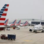 Planes on a runway