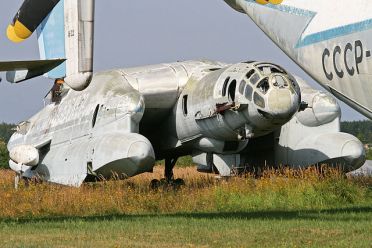 Bartini Beriev VVA-14 on display. 