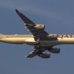 Qatar Amiri Flight Airbus A340-541 A7-HHH Landing at Dhaka Airport.