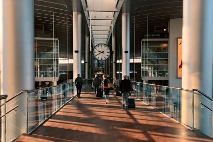 The Entrance to Scandinavia's busiest and largest airport Copenhagen Airport, Kastrup