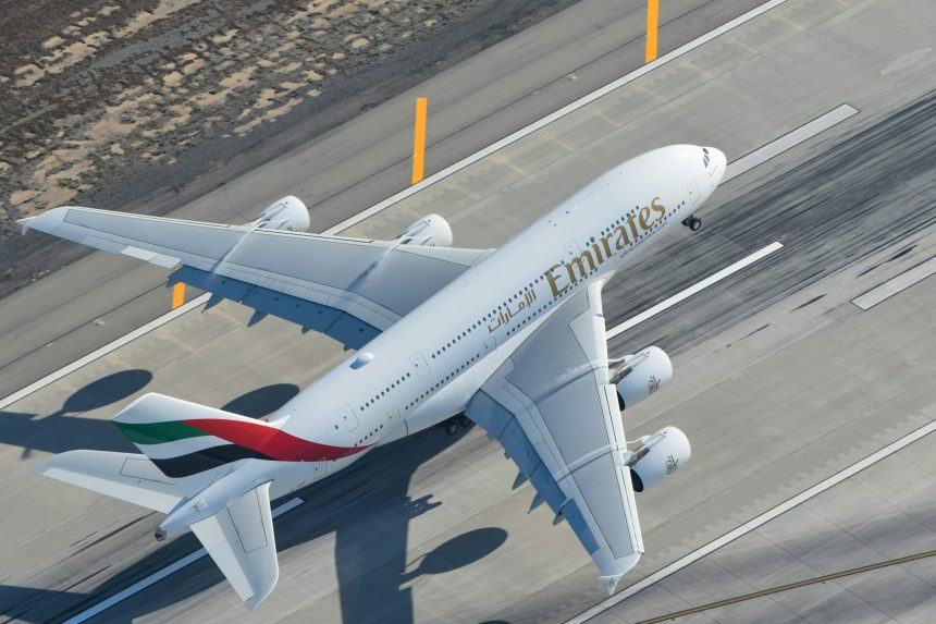 Emirates Plane on the runway