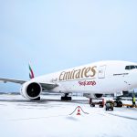 the Emirates SkyCargo EK9370 on snow