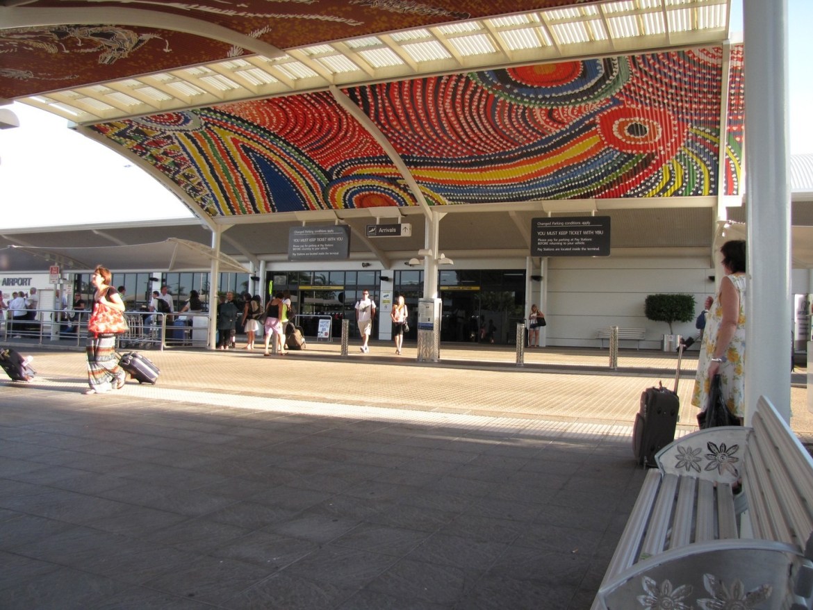 Darwin airport entrance