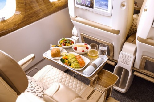 In-flight food services © Emirates