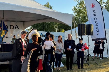 Air Canada welcoming new Canadians during Citizenship ceremony