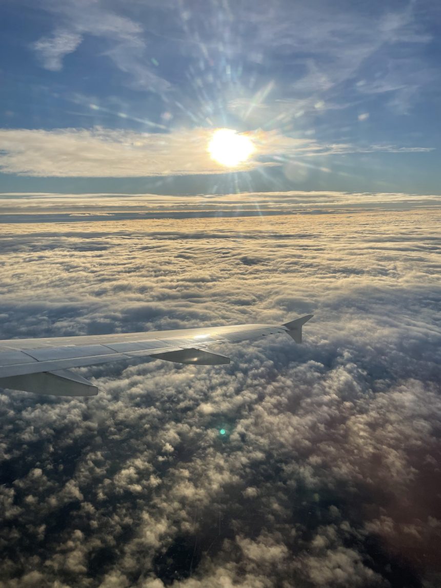 ITA Airways flying over London. @ Giacomo Amati / Travel Radar