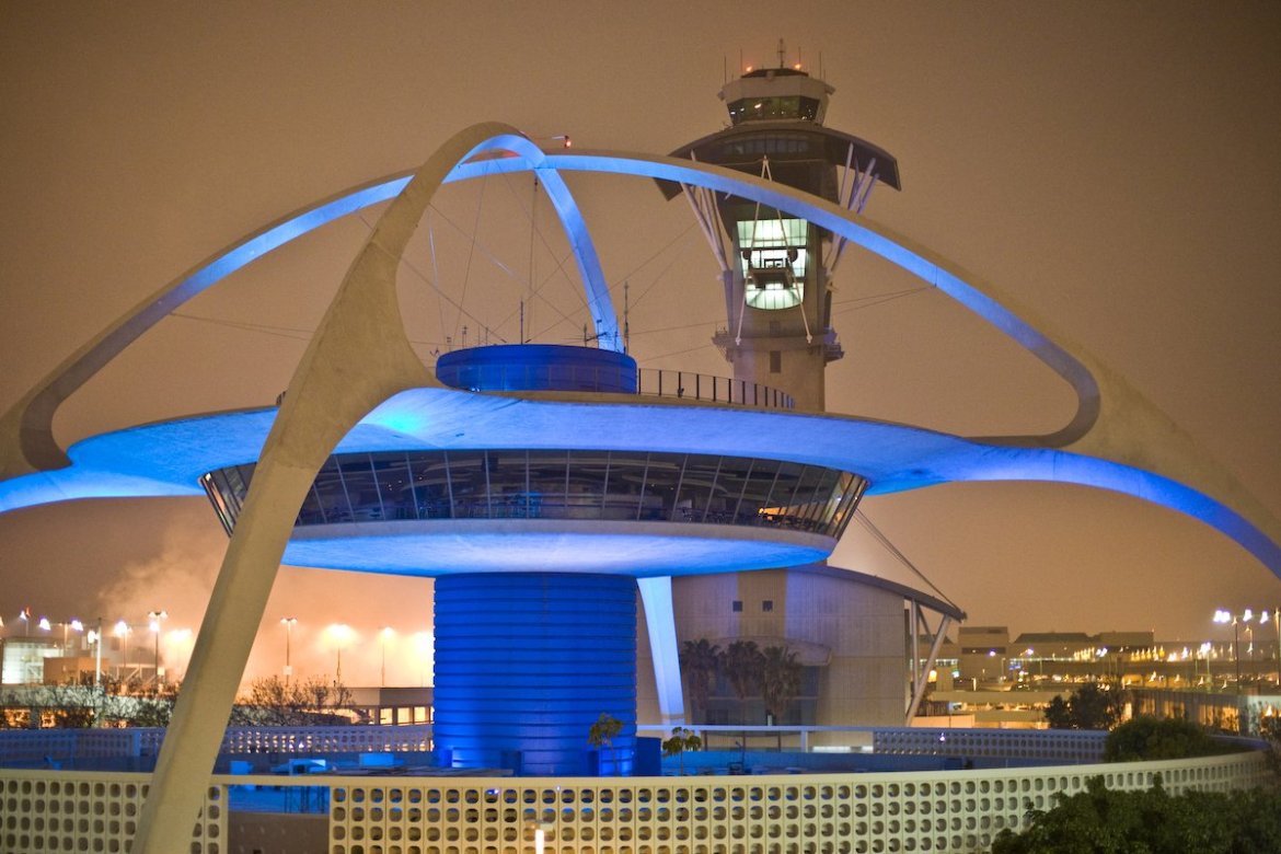 The Theme Building at Los Angles International Airport 