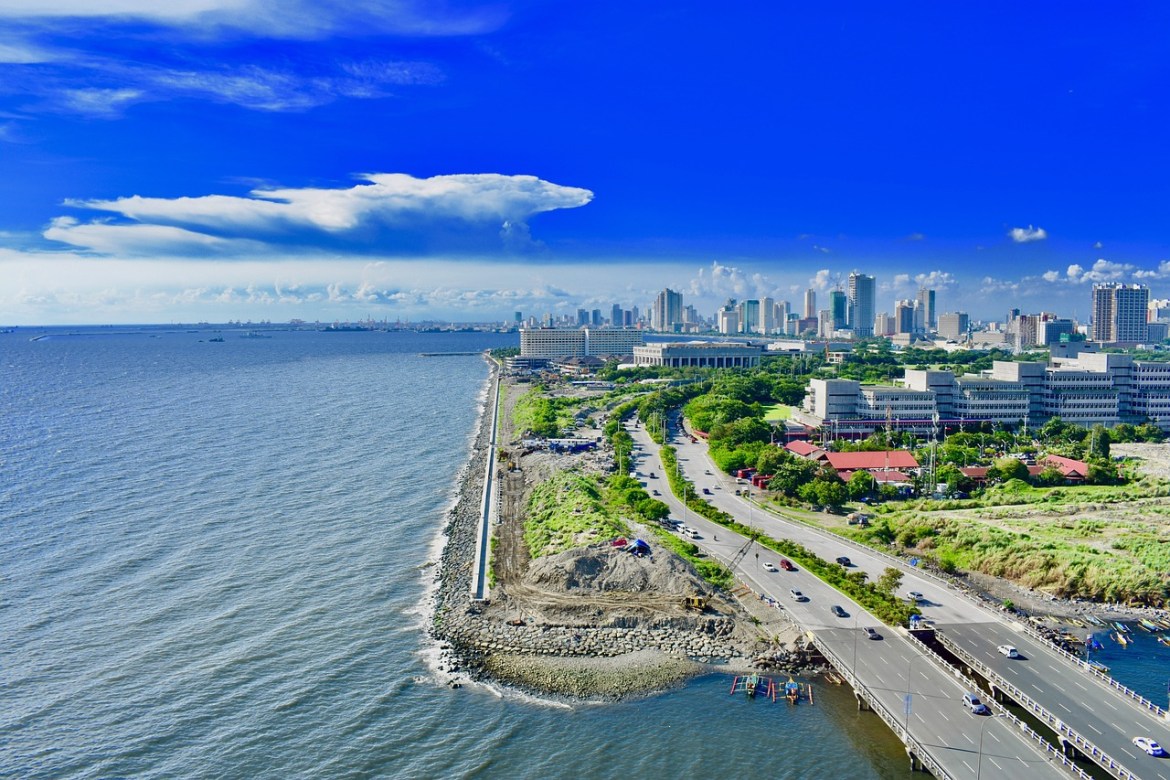 The image of Manila city, Philippines.