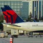 Delta Airlines line-up. Photo by Miguel Ángel Sanz