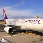 Hawaiian Airlines Airbus A330 on the runway