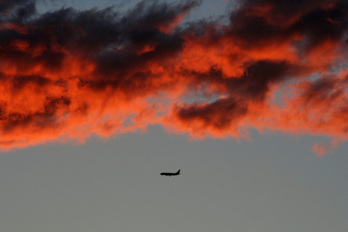 Plane over Sydney