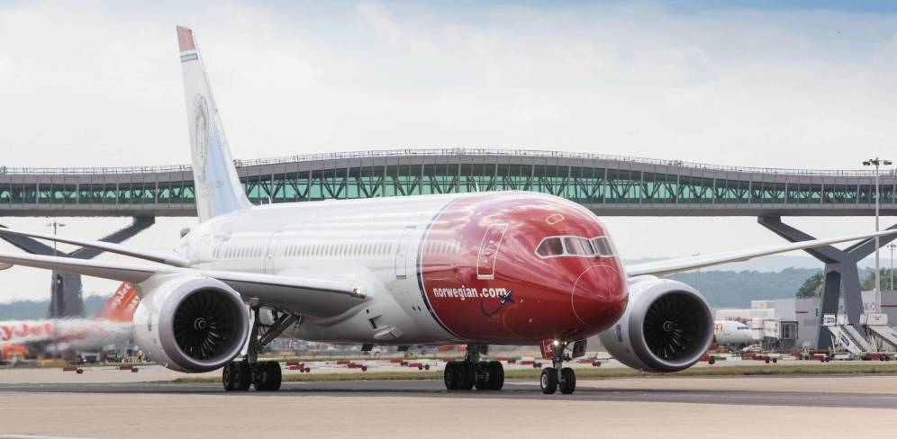 A Former Norwegian Air Boeing 787