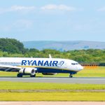 ryanair plane on runway