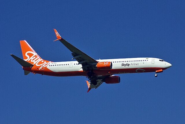 An image of the Skyup Airlines aircraft.