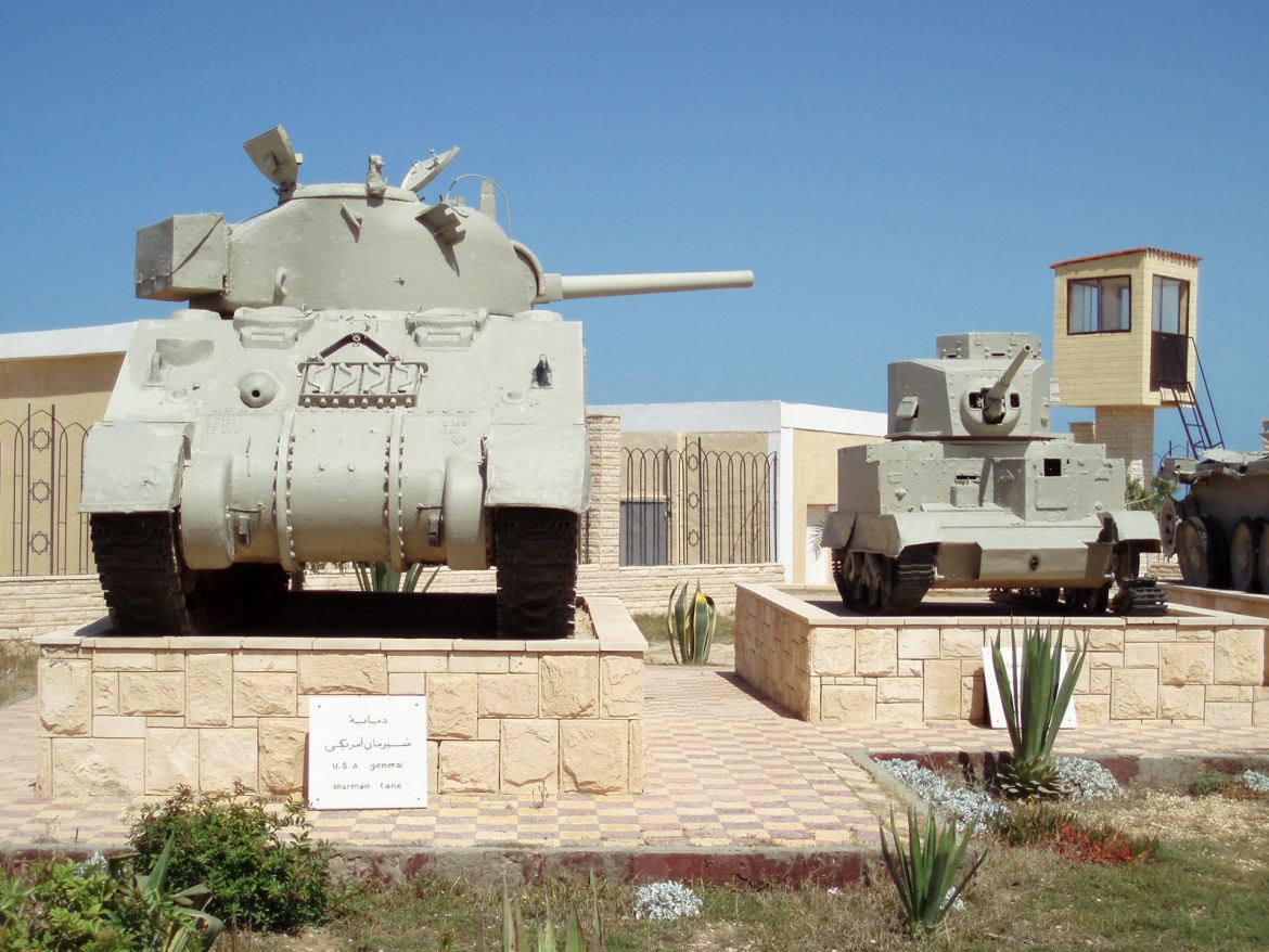 Tanks in El Alamein Museum