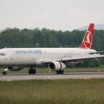 Airbus A321 TC-JRZ of Turkish Airlines at Zurich International Airport