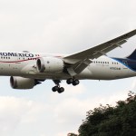 Aeromexico B787 moments before landing @ Anujan Jerad /Travel Radar