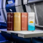 United Airlines canned wines