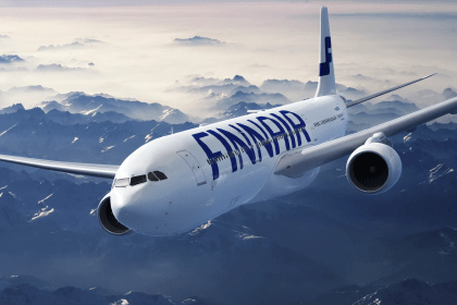 Finnair aircraft airborne